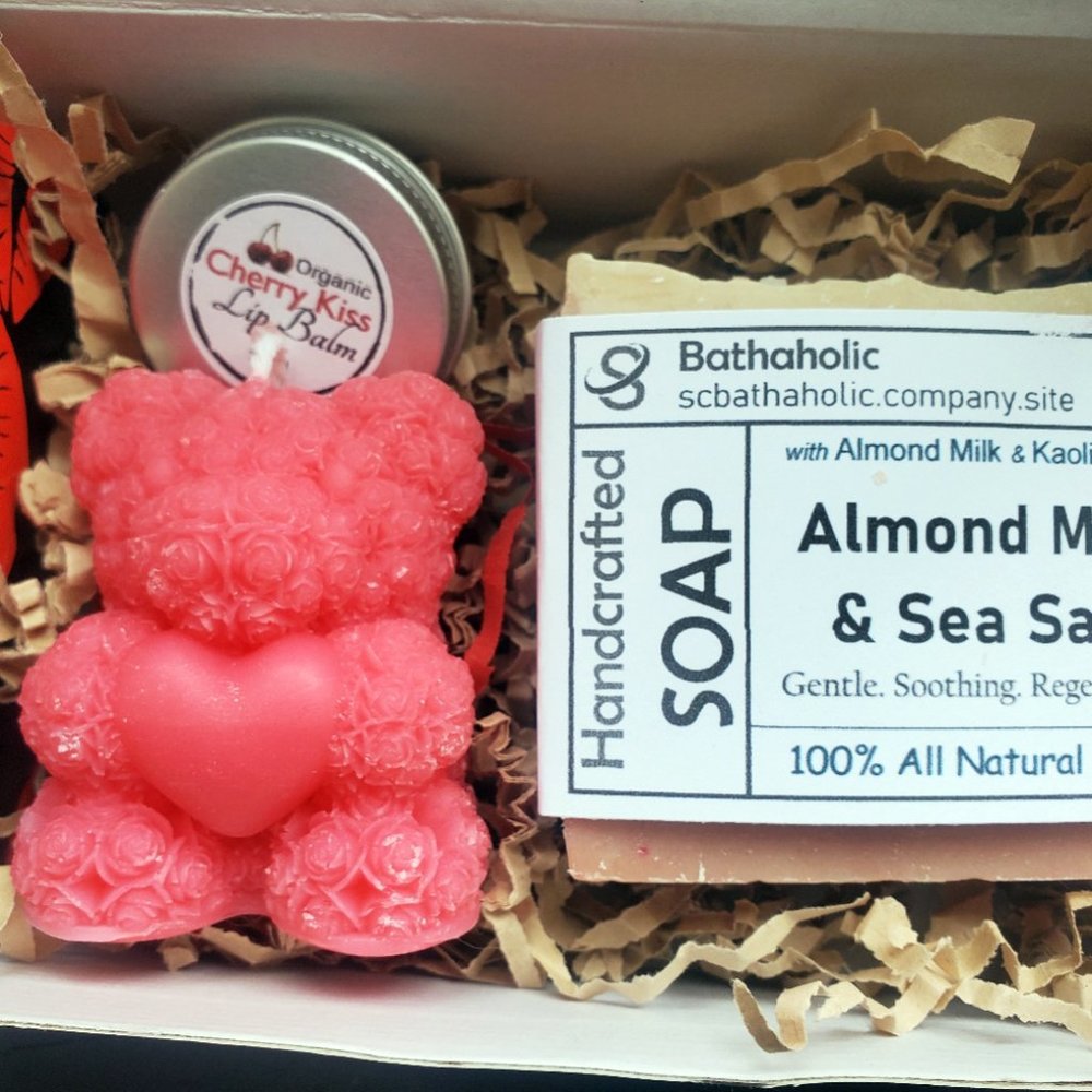 Rose Teddy Bear Candle Valentines Special Gift sets - Picture 2 of 4